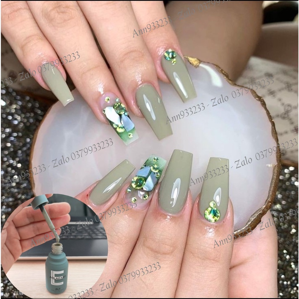 Màu sơn ALF hót trend - Sơn gel cao cấp siêu mượt Chất sơn đặc mướt - Ann933233