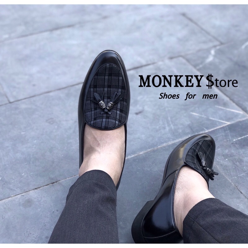 Giày tây,giày công sở Da bò vân caro mới - Bảo hành 12 tháng ( Mã GTN072 - ảnh và video độc quyền )