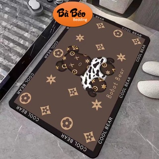 Thảm lau chân 3D silicon, Thảm lau chân cao cấp silicon siêu thấm nước, Thảm Lau Chân Silicon Siêu Mềm, Thảm chùi chân c