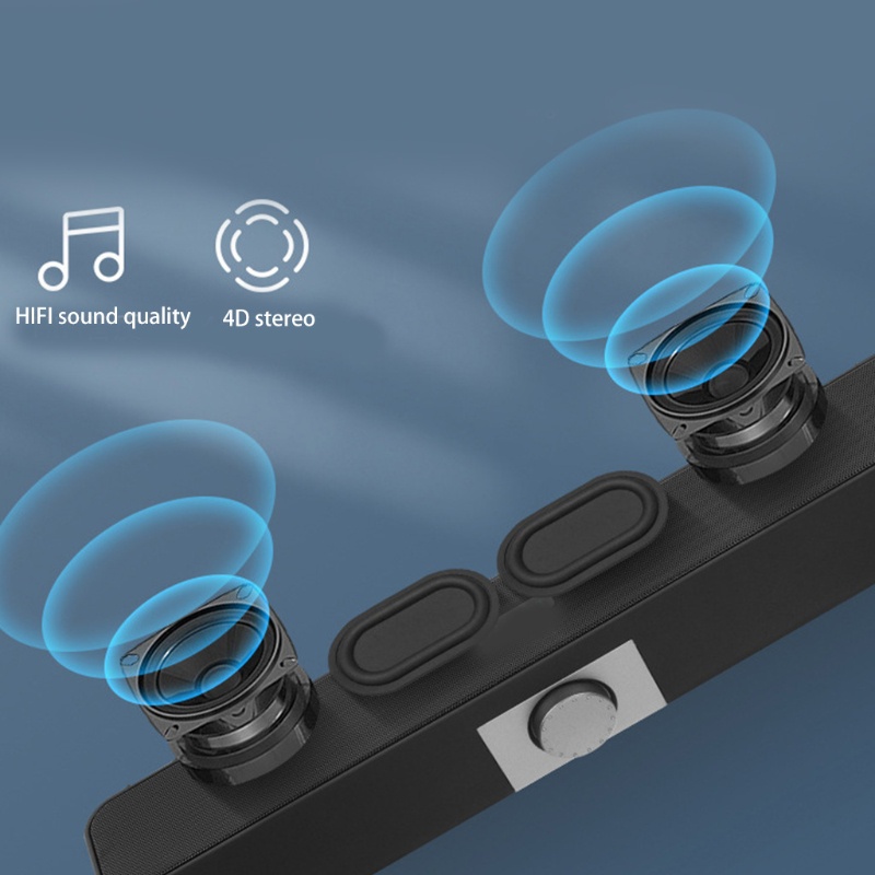 Loa Nghe Nhạc MP3 Bluetooth Chất Lượng Cao Màu Đen Cho Máy Tính