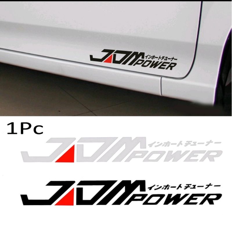 Decal dán xe hơi dán được tất cả các loại xe  28cm X 4cm