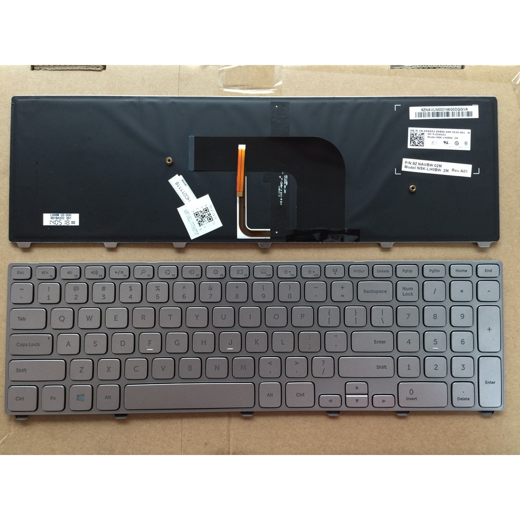 (KEYBOARD) BÀN PHÍM LAPTOP DELL 7737 dùng cho Inspiron 17-7000, 17-7737