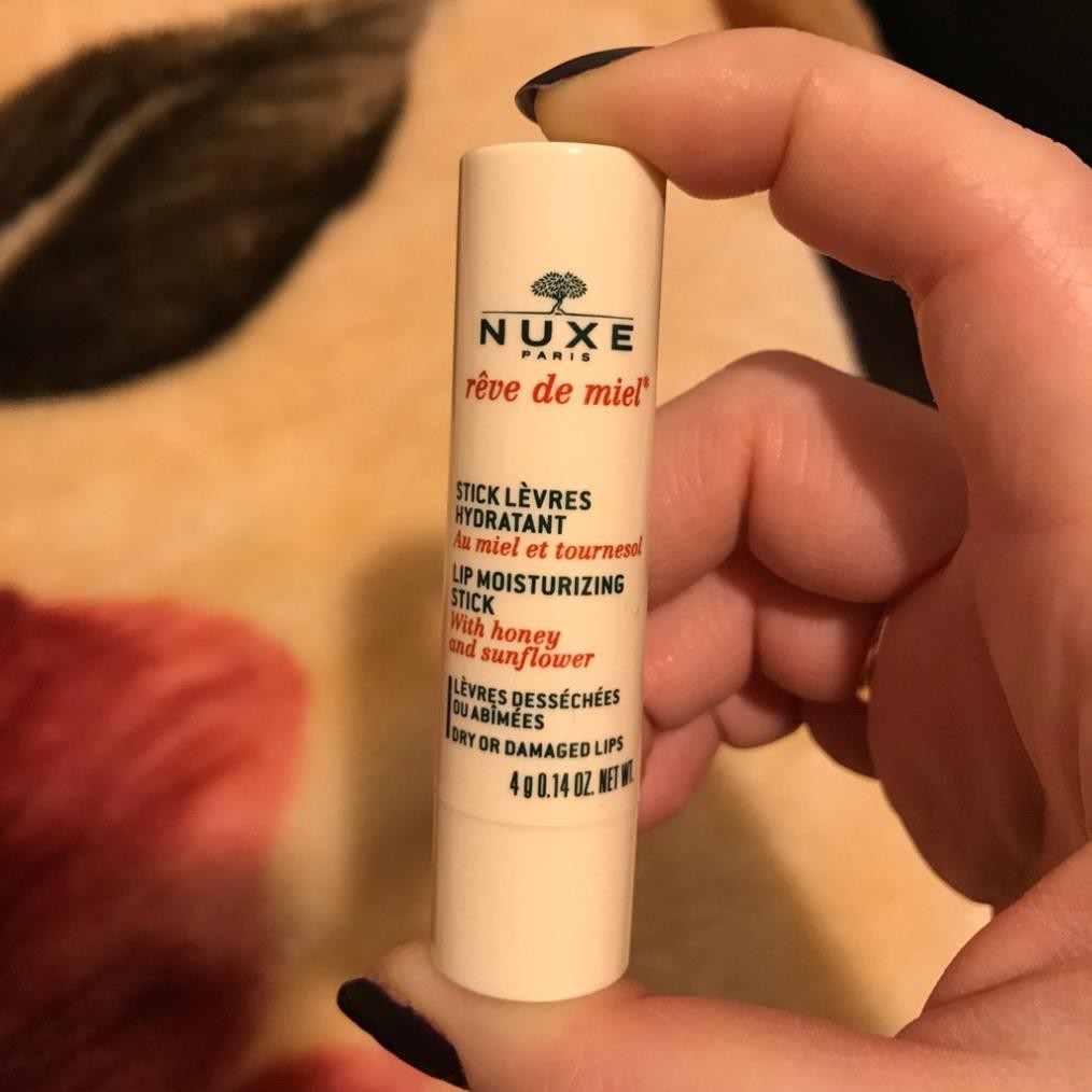 Hàng Pháp- Nuxe Reve De Miel Lip Moisturizing Stick - Son Dưỡng Môi 4gr