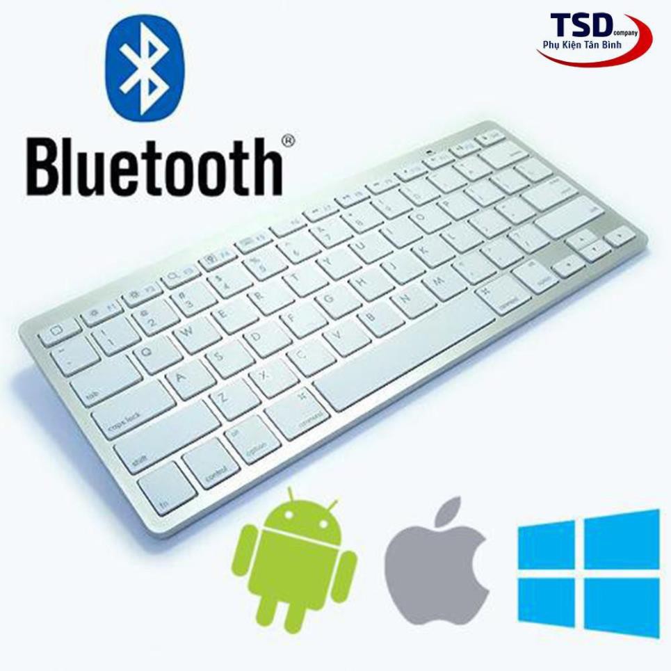 Bàn phím bluetooth,Bàn phím bluetooth BOW HB191A Hỗ trợ kết nối 2 thiết bị trong 1, sử dụng dễ dàng