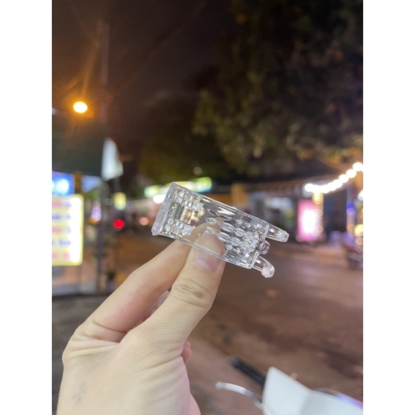 Kẹp gắp trơn 5 răng, 3  răng nhựa cao cấp