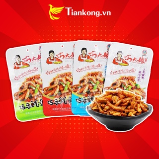 Râu mực cay tứ xuyên gói 12g, đồ ăn vặt cay ngon nội địa trung - tiankong