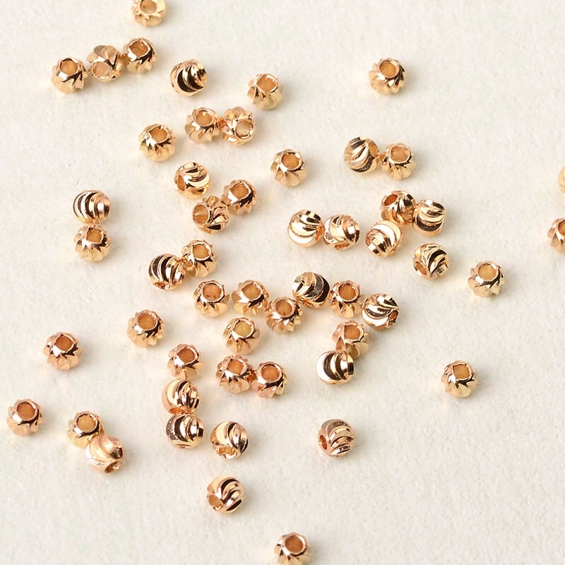 SẬP SÀN  Bi xoắn mạ vàng các cỡ 4, 6, 8, 10mm - Hàng đẹp loại 1 PL074