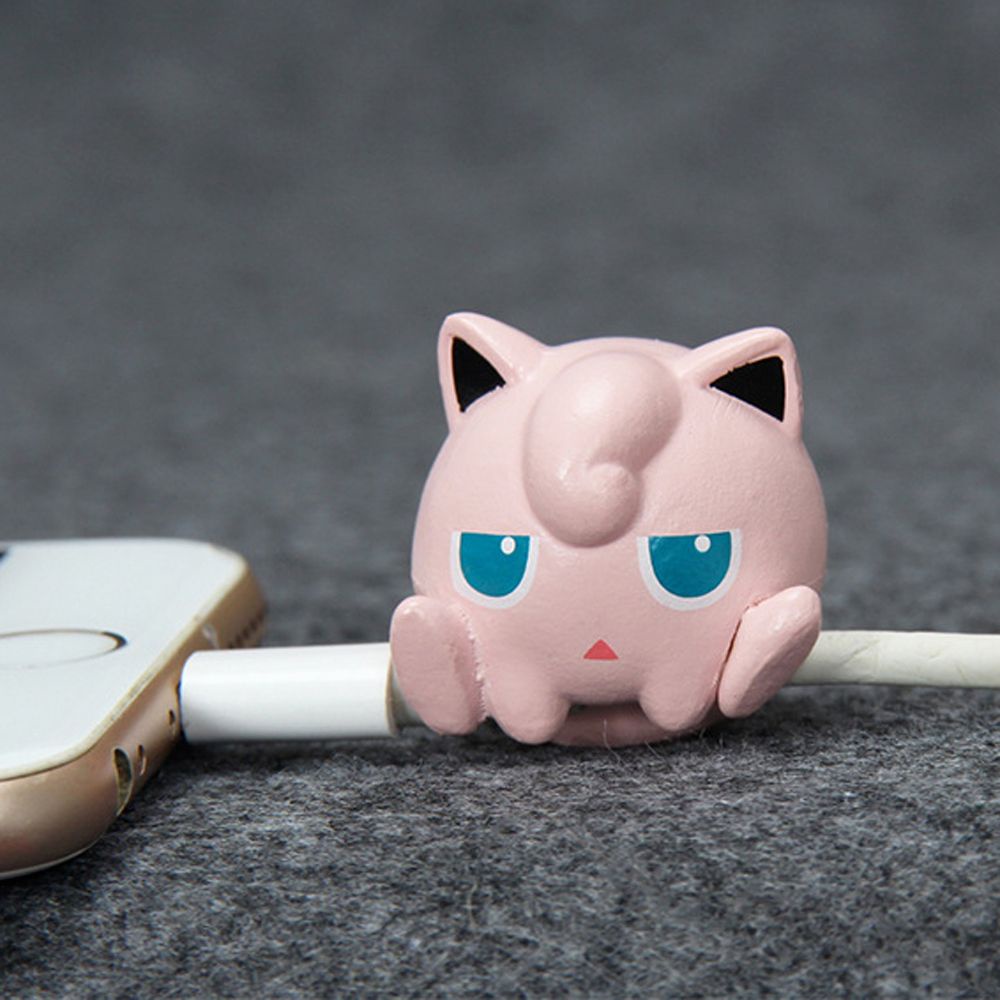 Phụ kiện bảo vệ dây cáp dữ liệu USB/tai nghe điện thoại hình Pikachu Pokemon dễ thương xinh xắn