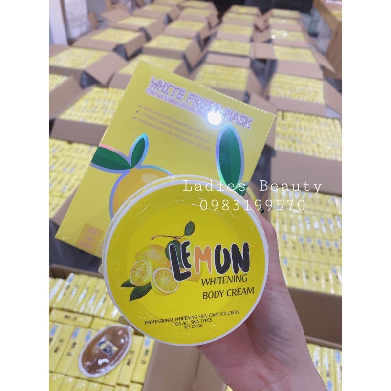 💥 COMBO BODY LEMON CHANH & Ủ TRẮNG CHANH 🍃[ HÀNG CHÍNH HÃNG ] 🍃 | BigBuy360 - bigbuy360.vn
