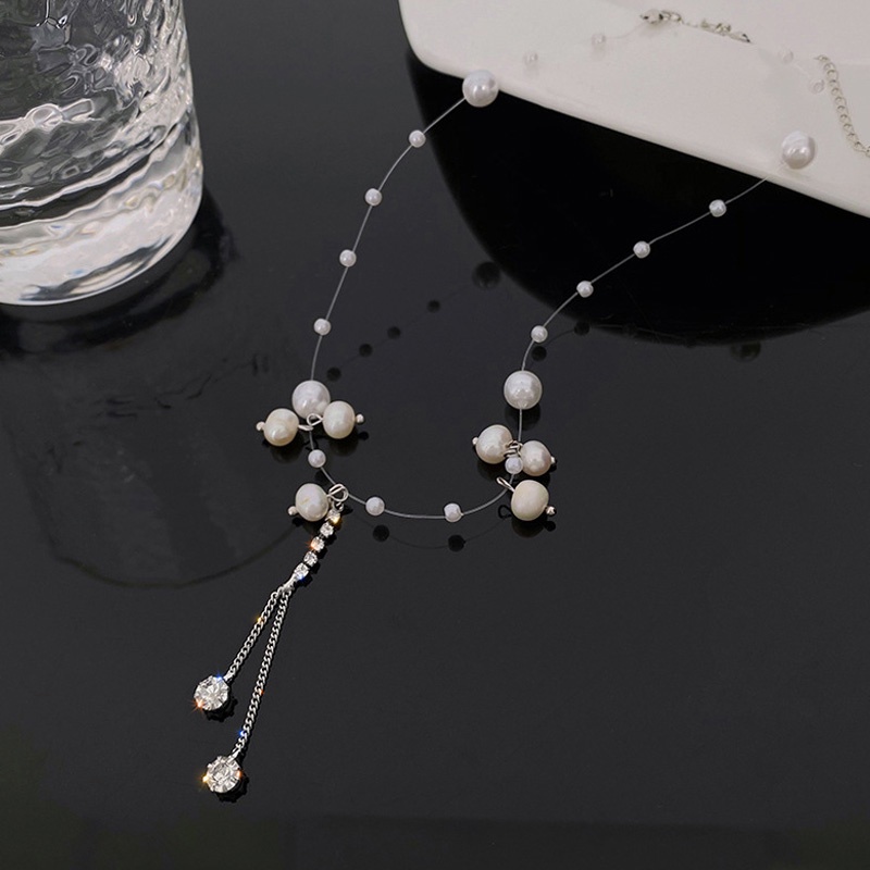 1 Vòng cổ Đính Ngọc Trai Giả Thanh Lịch Cho Nữ