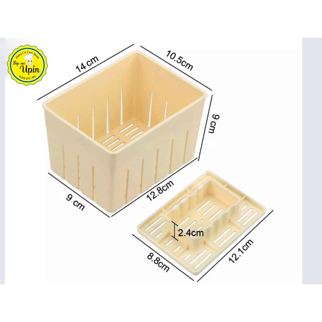 Combo đầy đủ khuôn làm đậu phụ đậu hũ đủ