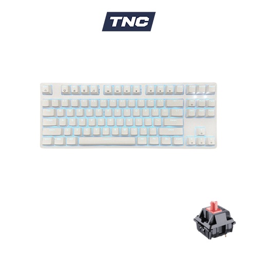 Bàn phím cơ E-DRA EK387L White Blue Switch bảo hành chính hãng 24 tháng