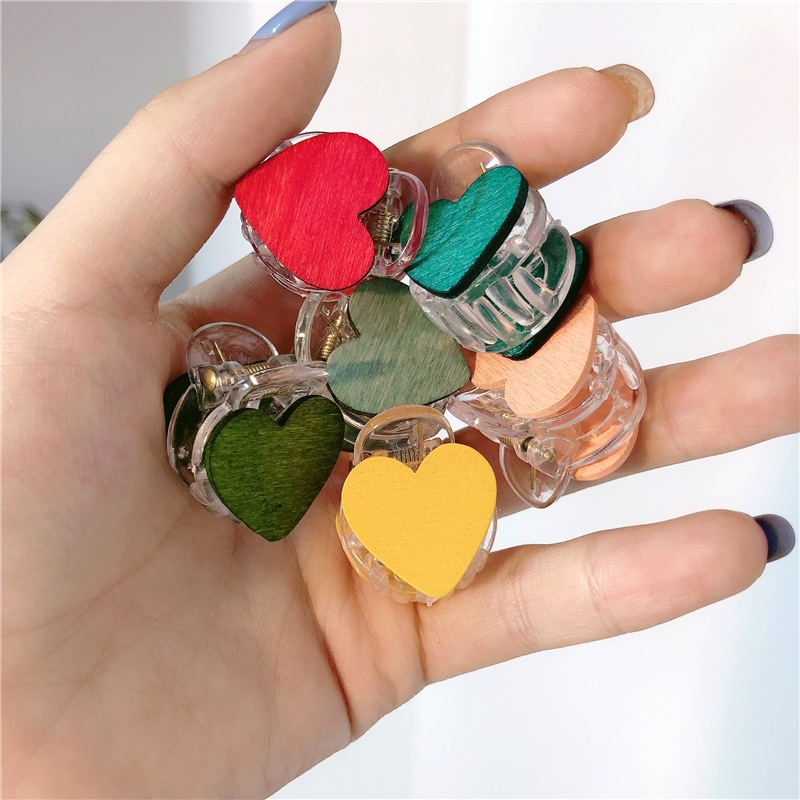 KMHO cấp tóc ins fashion cấp tóc hình trái tim dễ thương phong cách Hàn Quốc thời trang cho nữ kẹp tóc phụ kiện tóc trang sức hàn quốc