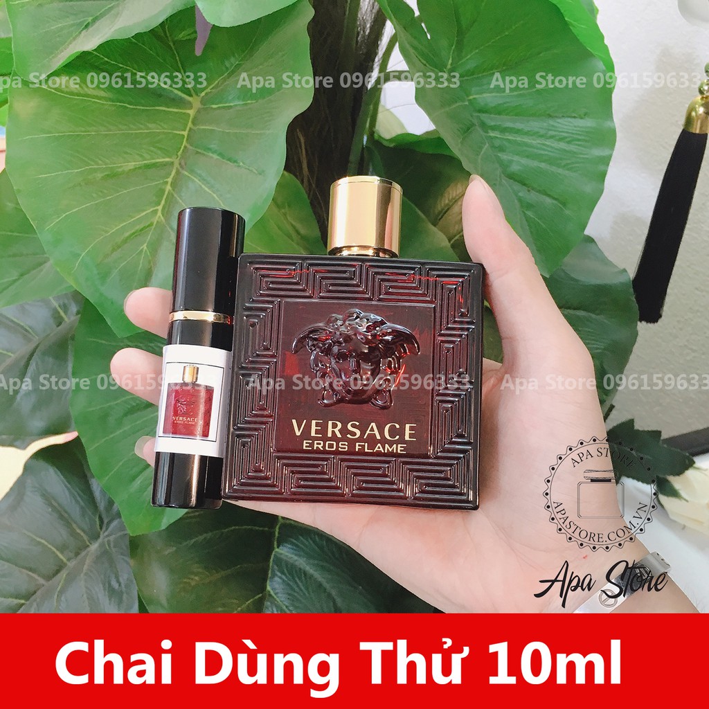 Nước Hoa Nam Versace Eros Flame EDP Màu Đỏ Chai 10ml | WebRaoVat - webraovat.net.vn