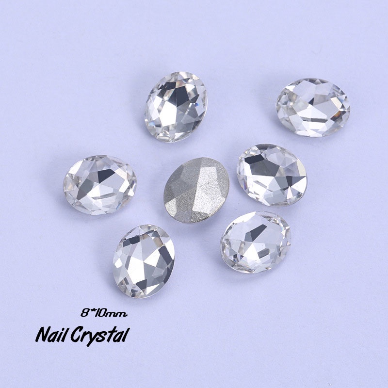 Set 10 Viên Đá 3D Trang Trí Móng Tay Nghệ Thuật