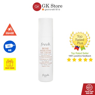 Kem Dưỡng Ẩm Chuyên Sâu Dạng Gel - Fresh Rose Hydrating Gel Cream
