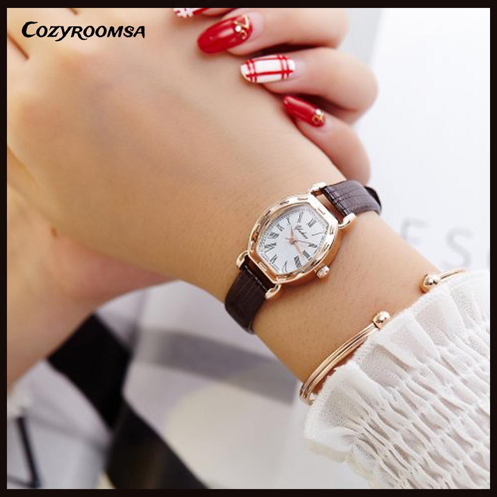 Đồng hồ Quartz dây da sang trọng cho nữ