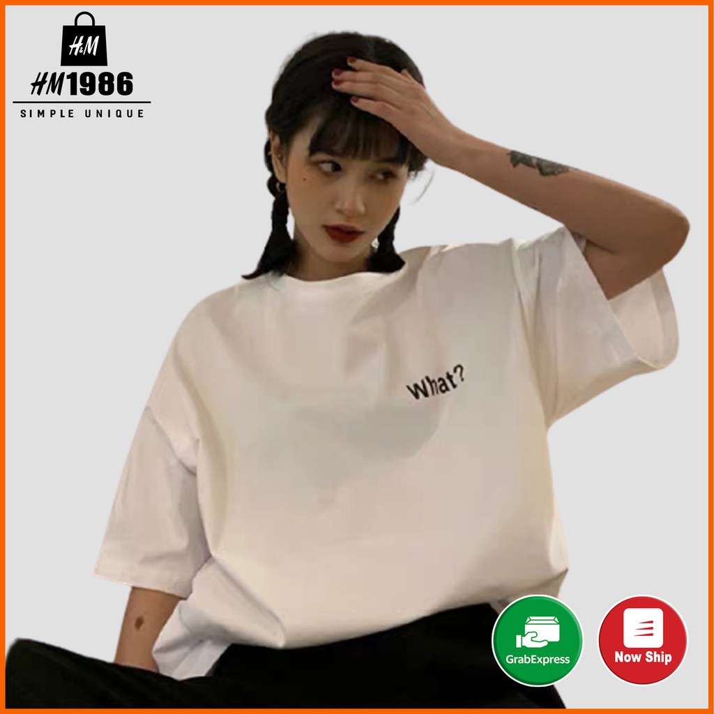 Áo thun nam nữ unisex tay lỡ form rộng 3121 , Áo thun form rộng Oversize trơn cao cấp HM1986