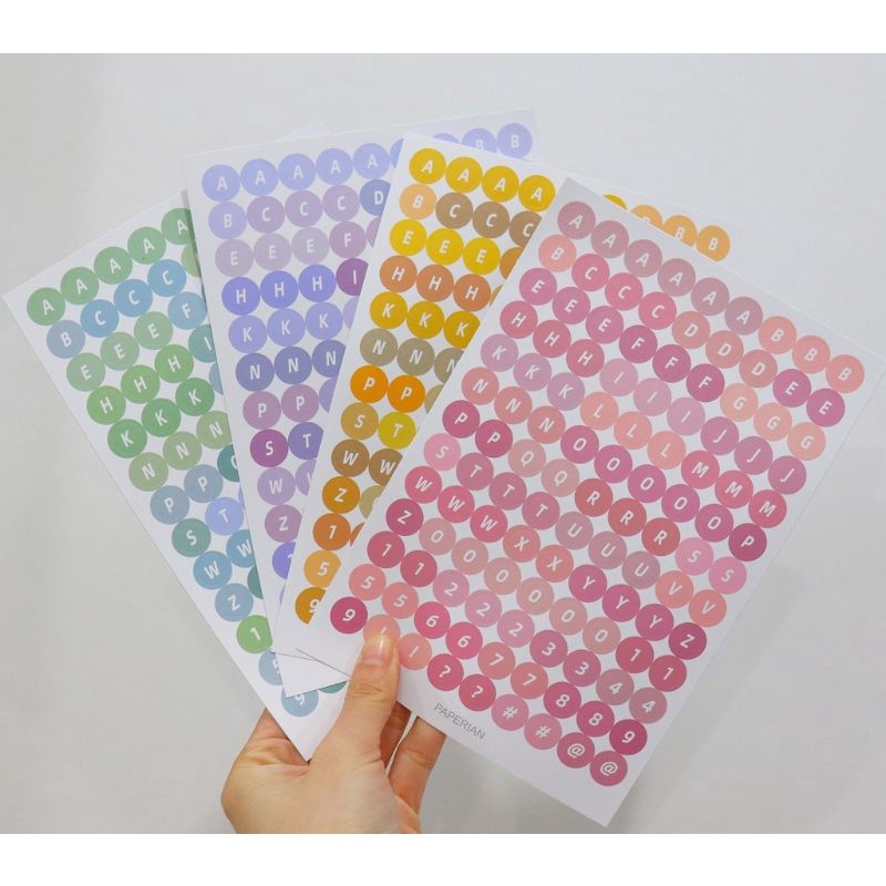 Sticker chữ giao mẫu ngẫu nhiên