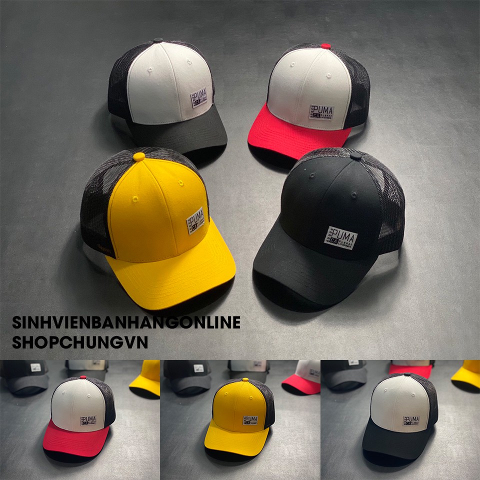 Mũ Lưỡi Trai Thêu Tem PM The Classic Phong Cách Thể Thao Unisex Nam Nữ