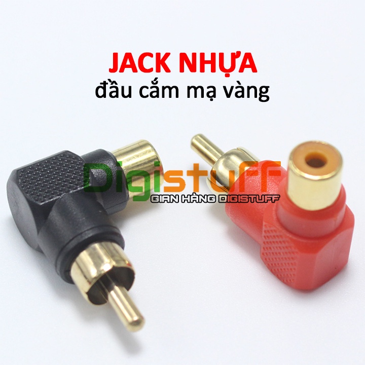 Jack nối bông sen RCA ( jack AV ) vuông góc 90 độ
