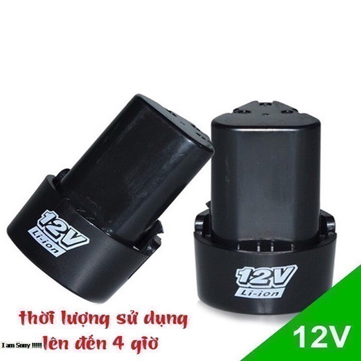 2 Pin máy khoan cầm tay bắt vít, Pin Li-ion 12V 1500mAh