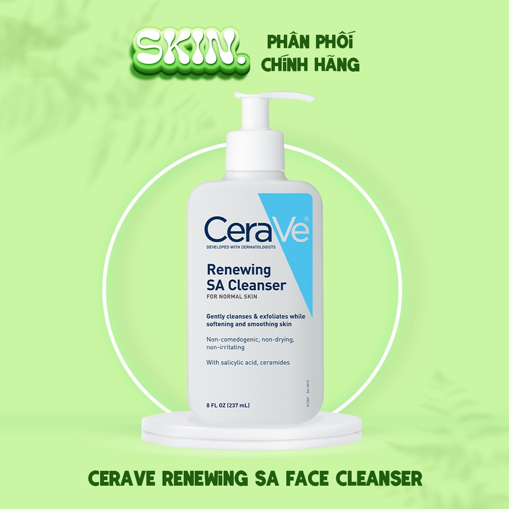 Sữa rửa mặt CeraVe Renewing SA Cleanser