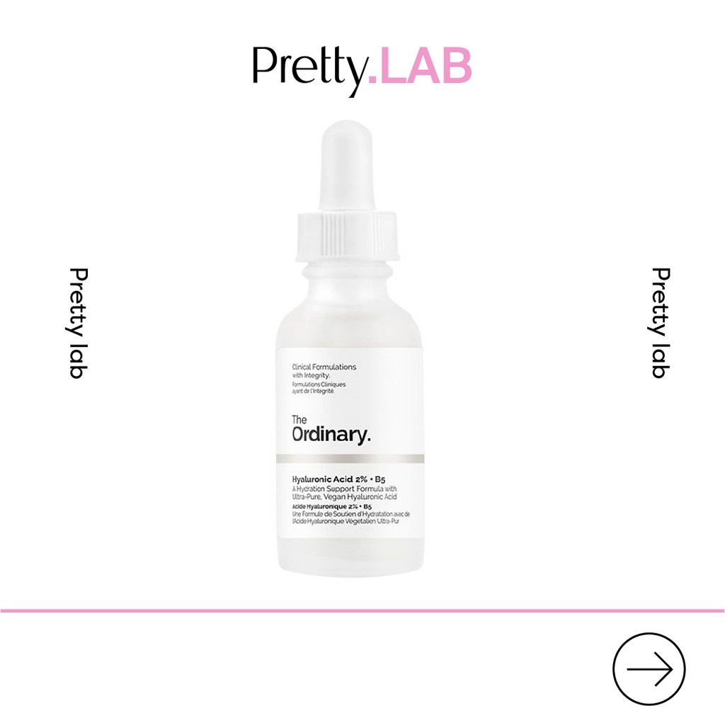 Tinh Chất The Ordinary Hyaluronic Acid 2% + B5 cấp nước, phục hồi da sau mụn 30ml Key4 Lab