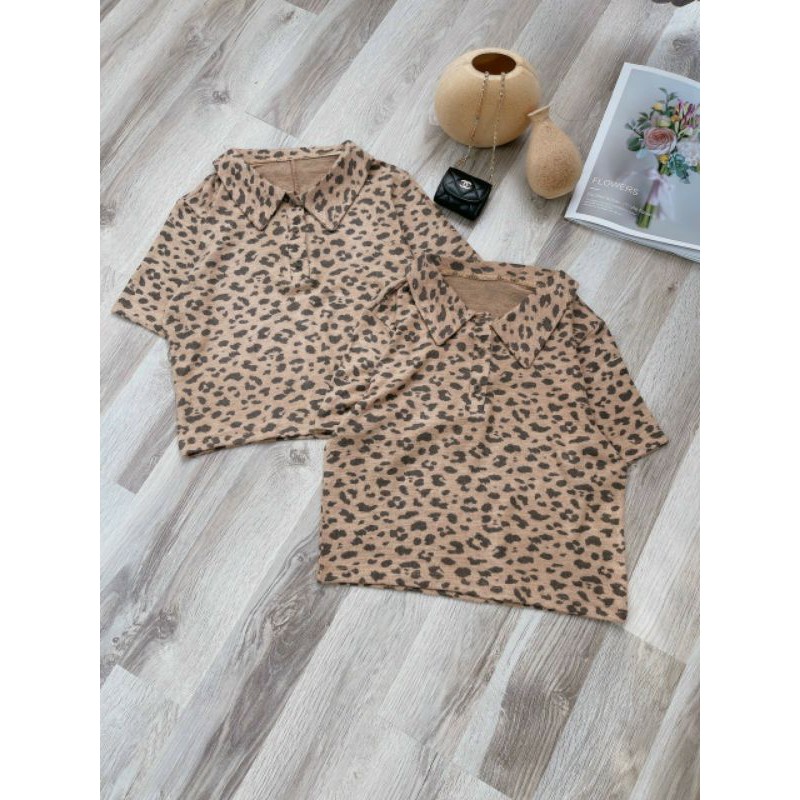[Corn9] Áo và Đầm họa tiết beo