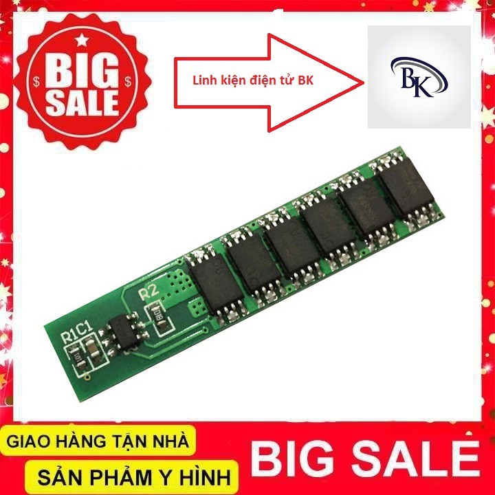 Mạch Sạc Và Bảo Vệ Pin 1 Cell 1s 18650 3.7V 12A- Linhkiendientubk