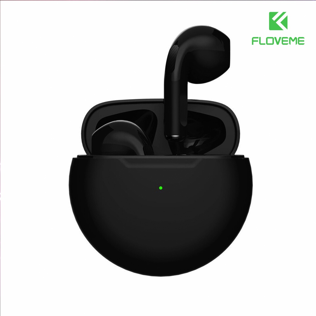 Tai Nghe Không Dây Bluetooth Floveme P6, Chính Hãng Âm Thanh Chuẩn HIFI Dùng Cho IOS Android Cảm Biến, Bluetooth 5.0