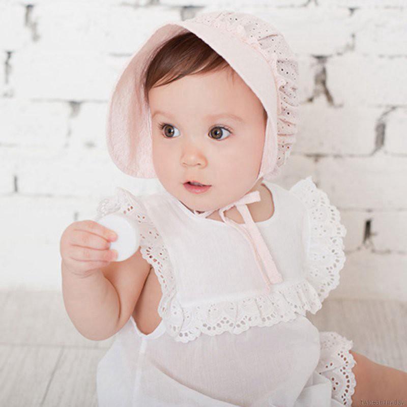 Nón phối ren xinh xắn đáng yêu dành cho bé