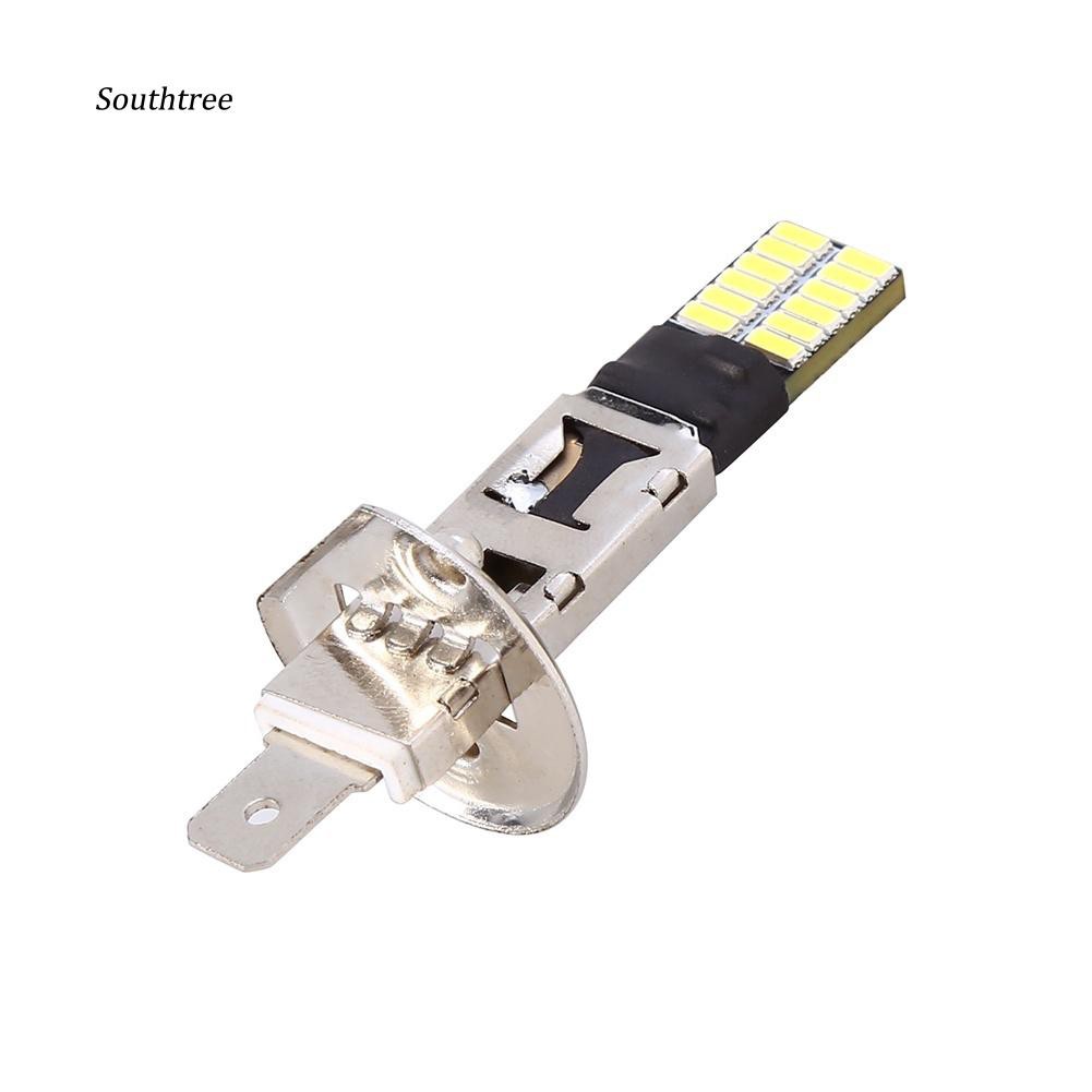 Đèn LED Xenon sthe _ 6500K 12V 24-SMD H1 ánh sáng trắng cho xe hơi