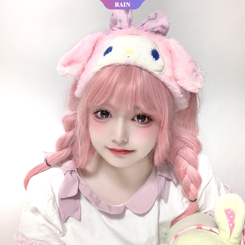SANRIO Băng Đô Cài Tóc/Trang Điểm/Trang Điểm Rửa Mặt Hình Cinnamoroll Hoạt Hình Dễ Thương Cho Nữ
