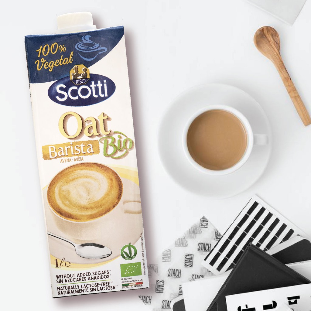 Sữa Yến Mạch Hữu Cơ Barista Riso Scotti - Bio Oat Barrista - 1L