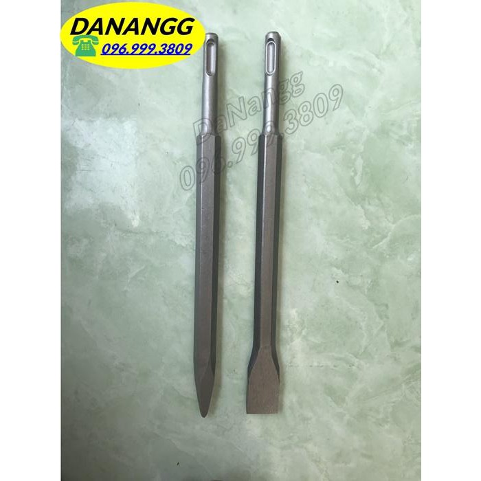 bộ 2 mũi đục cho máy khoan bê tông pi 14