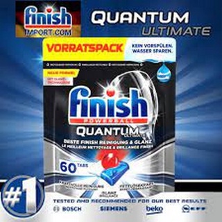 [GIẢM GIÁ SỐC] Viên rửa bát Finish Quantum Ultimate 60 tabs