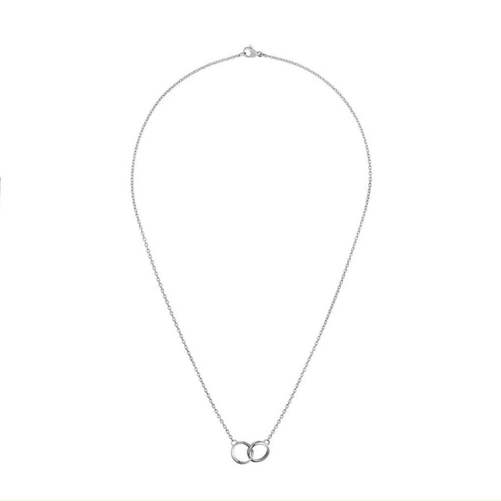 Dây chuyền nữ titan DV V4 không gỉ full hộp và túi đựng thích hợp làm quà tặng, không bay màu - Bảo hành 12 tháng
