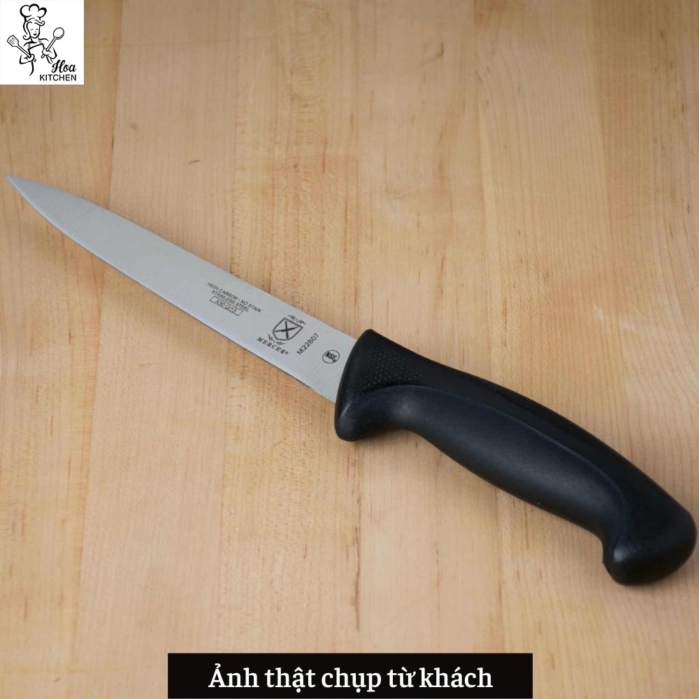 Dao Lọc Thịt Phi Lê Cá Róc Xương Lưỡi Bản Rộng Dài 180 Mm Mercer Culinary Thép Nhật Cao Cấp