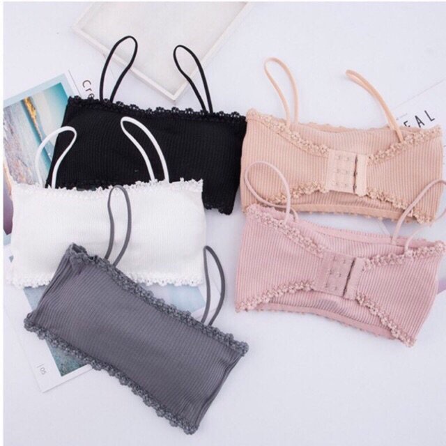 Áo Lót Nữ ❤️FREESHIP❤️ Áo bra gân tăm viên ren nâng ngực sexy điệu đà - Bra 8832