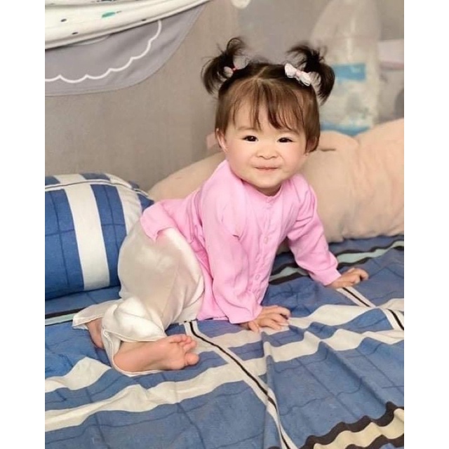 SET BÀ BA CHO BÉ GÁI 3 MÀU