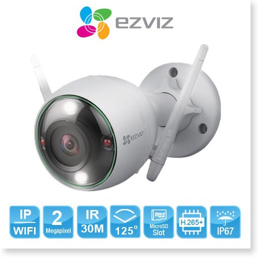 Camera IP không dây hồng ngoại 2.0 Megapixel EZVIZ C3N 1080P - MrPhukien