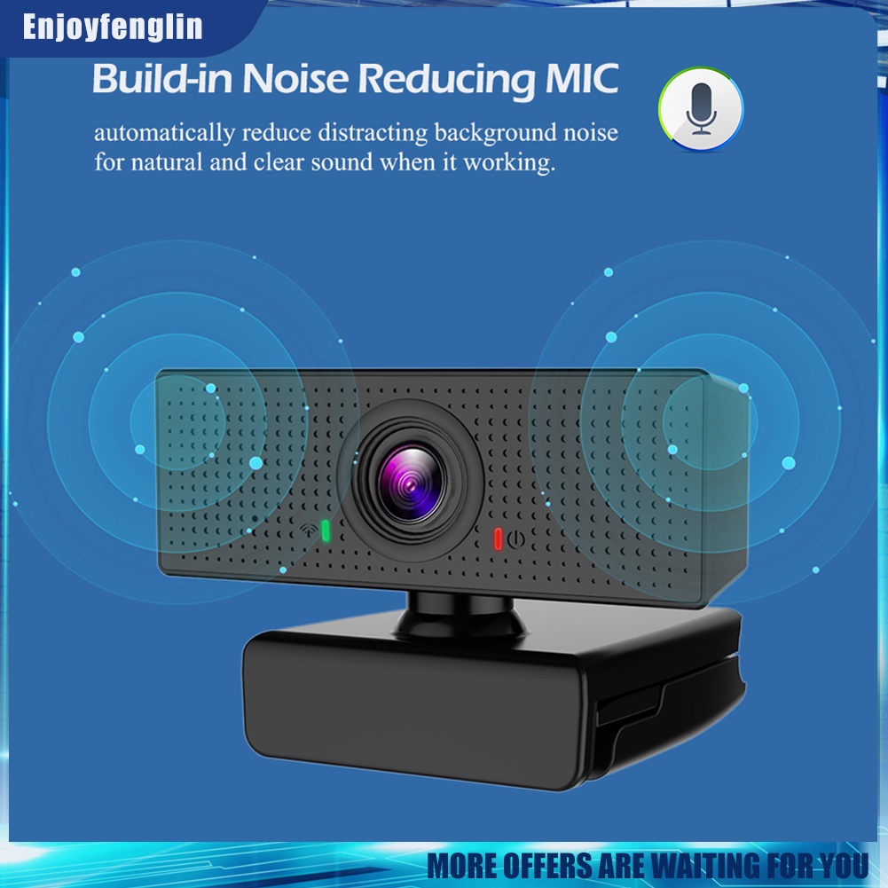 Webcam 2MP Full HD 1080P tích hợp micro USB làm đẹp tiện dụng | BigBuy360 - bigbuy360.vn