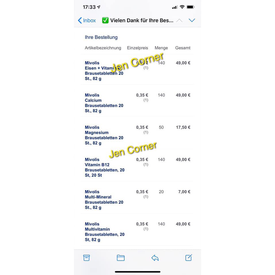 Hàng Đức- viên sủi bổ sung vitamin cho cơ thể Mivolis (7 loại) | BigBuy360 - bigbuy360.vn