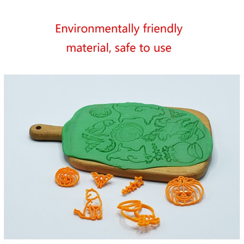 Khuôn Nhấn Cắt Bánh Quy DIY Tiện Dụng