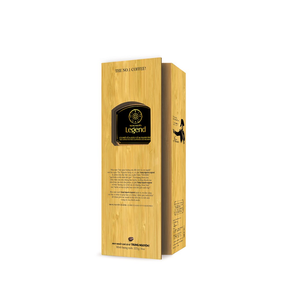 Cà phê LEGEND hộp gỗ 225g Trung Nguyên làm Qùa Biếu.(Ngừng Kinh Doanh xã kho) | BigBuy360 - bigbuy360.vn