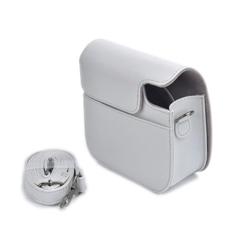 Túi Đựng Máy Ảnh Mini 8 / 9 Bằng Da Giả Có Dây Đeo Vai
