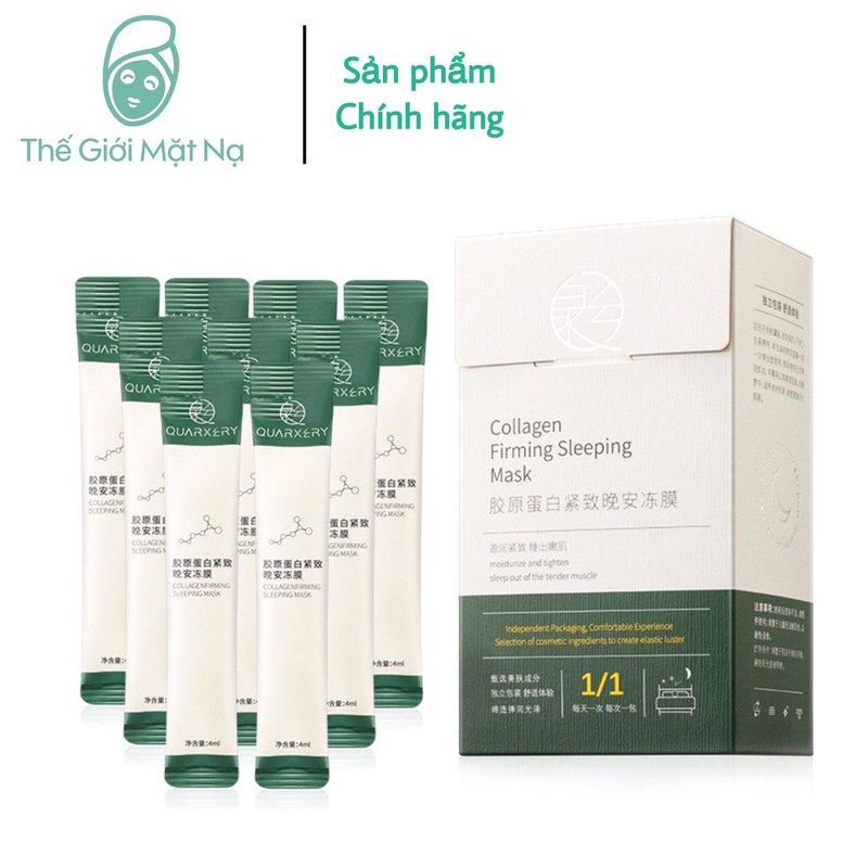 Mặt Nạ Ngủ Dạng Gel Collagen Giúp Nâng Cơ Trắng Sáng Yanjiayi 4ml (Bán 1 Miếng)