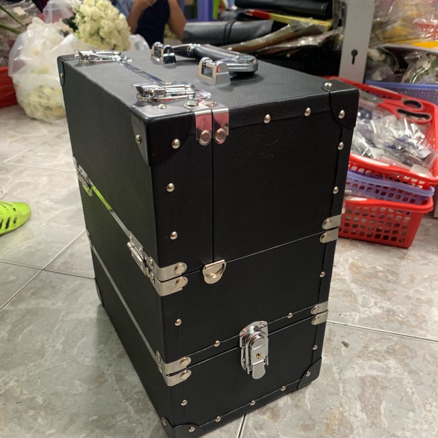 Thùng đựng đồ nail 2 tầng tách rời chuyên nghiệp