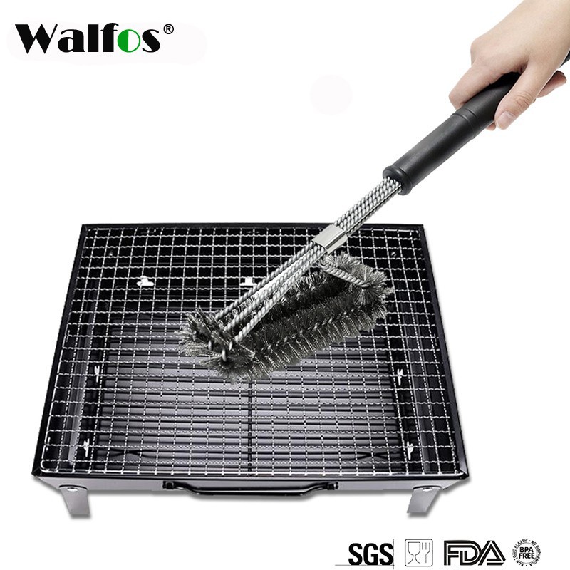 Bàn Chải Walfos Làm Sạch Vỉ Nướng Chất Lượng Cao